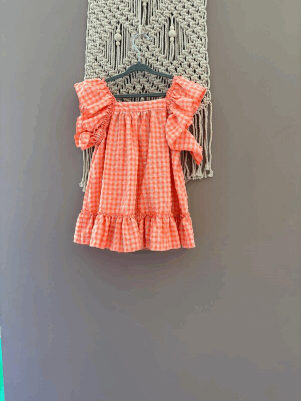 Vestido vichi flúor naranja