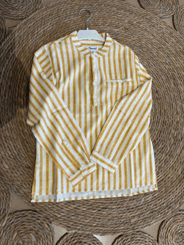 Camisa rayas amarilla