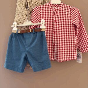 Conjunto vichi rojo